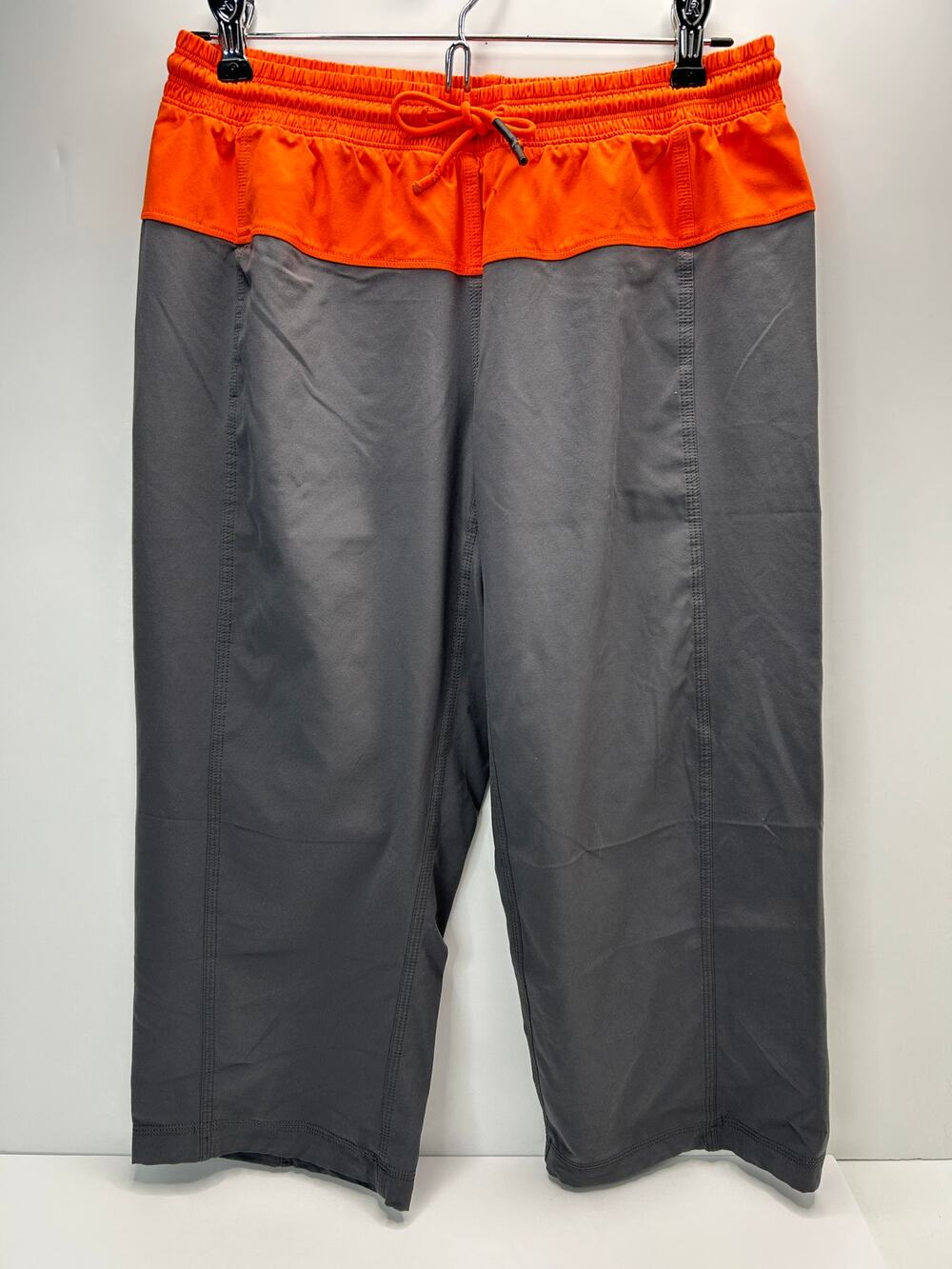 Lululemon Step Lively Crop Pant Mid Rise Orange/Gray Home Women's 6